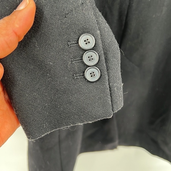 Zara black coat size M double breasted mens - Picture 8 of 9